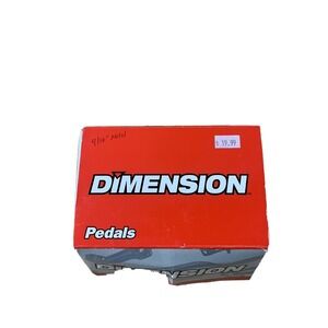 New Dimension Bicycle Components PD1086 Heavy Duty Bike Pedals 1/2" & 9/16" Pair